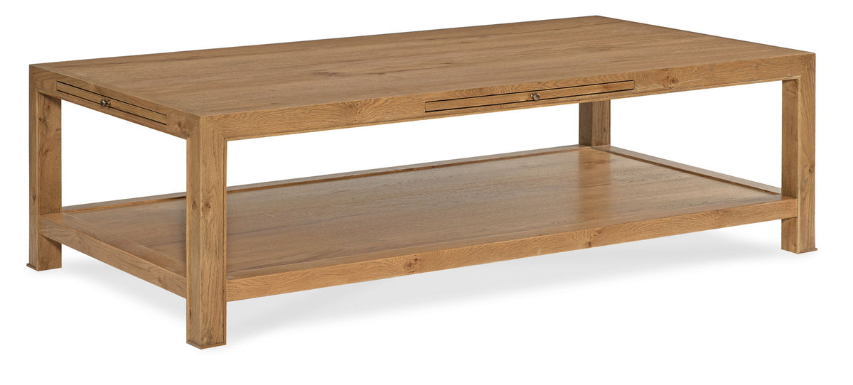 Cashiers - Large Rectangle Cocktail Table - Almond