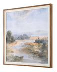 River Afternoon - Landscape Print - Light Brown