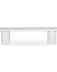 Eris - Outdoor Dining Bench - White