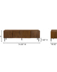 Lincoln - Media Cabinet - Brown