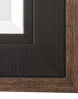 Staveley - Rustic Mirror - Black