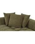 Davie - Classic L Modular Sectional - Olive