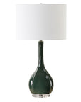 Essex - Green Glass Table Lamp