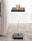 Angle - Contemporary Accent Table - Black