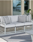 Coastal Living Outdoor - Tybee Sofa - Pearl Silver