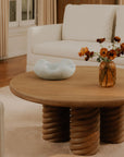 Treccia - Round Coffee Table - Oak