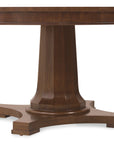 Archives - Round Pedestal Dining Table - Dark Brown