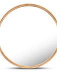 Alcott - Accent Round Mirror Small - Light Brown