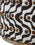 Cas - Plush Ottoman - Espresso