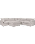 Caplan - 6 Piece Modular Sectional With Ottoman