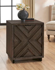 Barrett - Oak Cabinet - Dark Charcoal