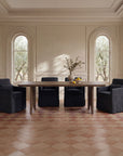 Lydia - Slipcover Dining Chair - Black