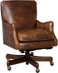 EC - Barker Executive Swivel Tilt Chair - Dark Brown