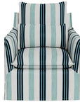 Coastal Living Outdoor - Siesta Key Outdoor Swivel Chair, Special Order - Blue