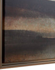 Splash Of Land - Framed Canvas