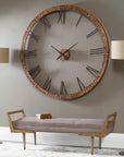 Amarion - 60" Copper Wall Clock - Light Brown