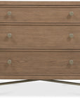 Sonnet - Three-Drawer Nightstand - Dark Gray
