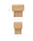 Shawn - Nightstand - Natural