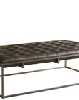 Travers - Cocktail Ottoman - Dark Gray