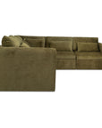 Swift - Classic L Modular Sectional - Dark Green