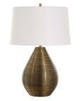 Knowles - Brass Table Lamp - Bronze