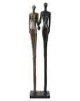 Two's - Company Cast Iron Sculpture - Black