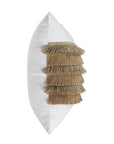 Safi - 22" x 22" Pillow - Ivory / Natural