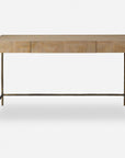 Aristotle - Natural Wood Modern Desk