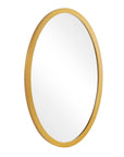 Elstree - Oval Mirror - Antique Brass