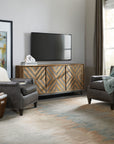 Commerce And Market - 69" Serramonte Entertainment/Accent Console - Light Brown