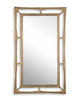 Felix - Rectangle Mirror - Brass