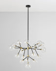 Phoenix - Chandelier - Black / Gold