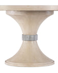 Nouveau Chic - Round Pedestal Dining Table - Light Brown