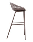 Piazza - Outdoor Barstool Barstool (Set of 2) - Gray