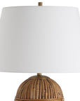 Reed - Honey Rattan Table Lamp - Light Brown