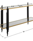 Empire - Cityscape Console Table - Gold
