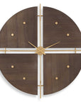 Walnut Elegance - Wall Clock