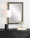 Silvio - Tiled Vanity Mirror - Gold