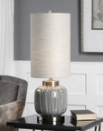 Zahlia - Ceramic Lamp - Aged Gray