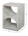 Hans - Side Table - White