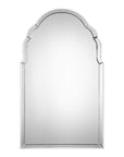 Brayden - Frameless Arched Mirror - Pearl Silver