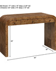 Rocco - Mappa Burl Desk - Woodtone