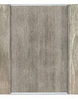 Melange - Saber End Table - Pearl Silver