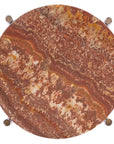 Melange - Joie De Vivre Spot Table - Red / Gold