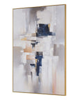 Waterfront - Geometric Abstract Art - Gray
