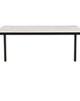 Parson - Small Marble Dining Table - Black