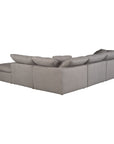 Terra - Livesmart Fabric Condo Dream Modular Sectional - Light Gray