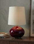 Allemand - Glaze Table Lamp - Ruby Red