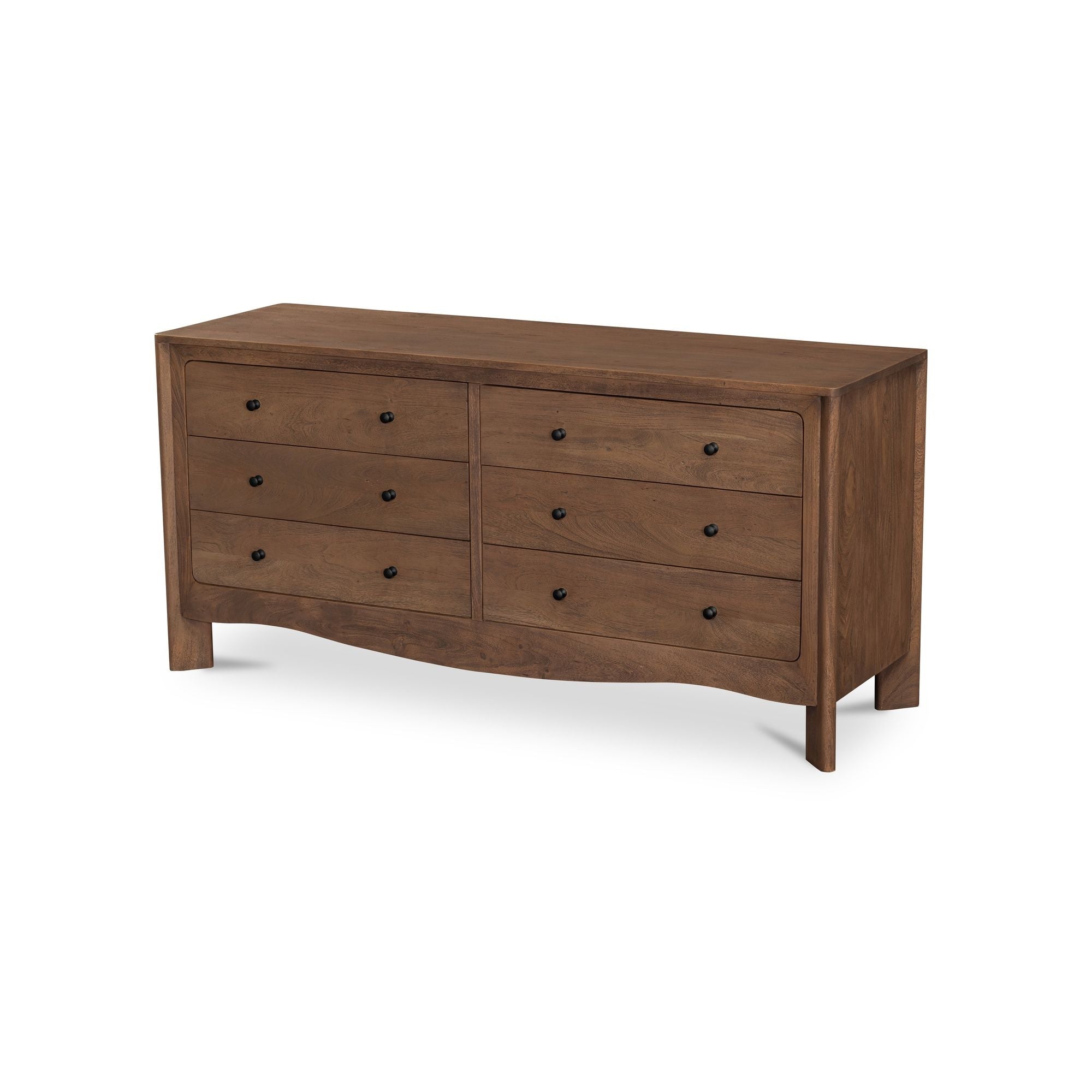 Mabel - 6 Drawer Dresser - Dark Brown Santa Barbara Design Center Mabel - 6 Drawer Dresser - Dark Brown Santa Barbara Design Center
