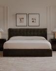 Sebastion - King Storage Bed - Green